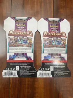 Pokemon Paldea Evolved Sleeved Booster Pack Lot of 2! Brand New! Sealed! 🔥 - Image 2
