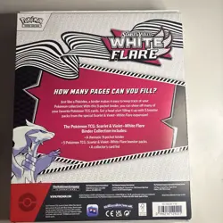 Pokemon White Flare Binder Collection Brand New Sealed In Hand SHIPS NOW 🚚💨 - Image 2