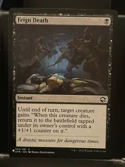 Feign Death Forgotten Realms Regular NM The List Mystery MTG Magic Card - Image 1