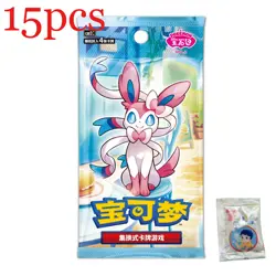 Pokemon TCG S-Chinese Gemstone Vol. 2 Eevee Gem Pack Booster Box Bubble Water - Image 1