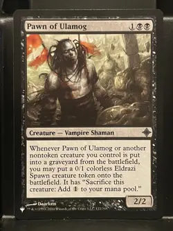 Pawn of Ulamog Rise of the Eldrazi Regular NM The List Mystery MTG Magic Card - Image 1