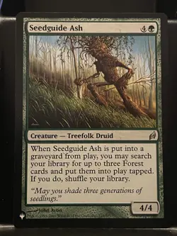 Seedguide Ash Lorwyn Regular NM The List Mystery MTG Magic Card - Image 1