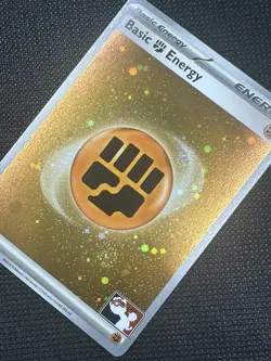 Cosmos Holo SWIRLS Fighting Energy Pokemon Play! Prize Pack Series 4 Promo - Image 1