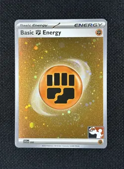 Cosmos Holo SWIRLS Fighting Energy Pokemon Play! Prize Pack Series 4 Promo - Image 2