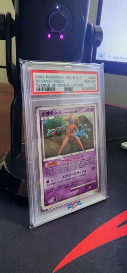 2008 Deoxys Holo #444 Pokemon Japanese D & P Temple of Anger 1st Edition PSA 10 - Image 1