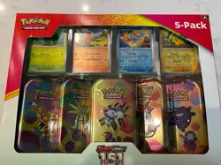 Pokemon TCG Scarlet & Violet 151 5-Pack of Mini Tins - Image 1