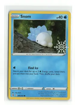 Snom 084/264 Holiday Snowflake Stamped Pokemon TCG NM - Image 1
