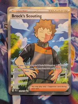 Brock's Scouting 179/159 Secret Ultra Rare Journey Together Pokemon TCG NM - Image 2