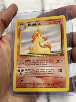 Pokemon Rapidash Jungle 44/64 Unlimited NM/MT Vintage Vtg Card Nintendo TCG WOTC - Image 1