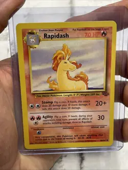 Pokemon Rapidash Jungle 44/64 Unlimited NM/MT Vintage Vtg Card Nintendo TCG WOTC - Image 2