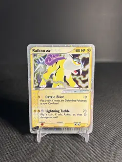 Pokemon TCG Raikou ex 92/95 Team Magma vs Team Aqua Holo HP - Image 1