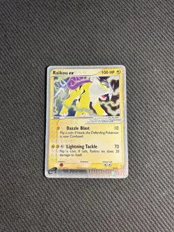 Pokemon TCG Raikou ex 92/95 Team Magma vs Team Aqua Holo HP - Image 3