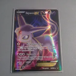 Espeon EX 117/122 BREAKpoint NM Full Art Ultra Rare Pokemon Card - Image 1