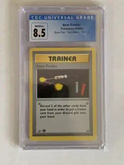 Pokemon TCG Item Finder Base Set 74/102 Regular 1st Edition Rare - Image 1