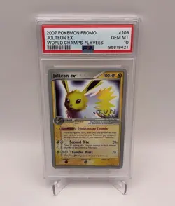 2006 Pokemon Jolteon ex World Championships Promo #109 PSA 10 GEM MINT - POP 15 - Image 1