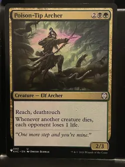 Poison-Tip Archer Commander: Kaldheim NM The List Mystery MTG Magic Card - Image 1