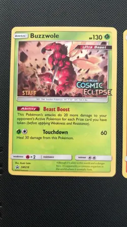 Sun & Moon Cosmic Eclipse Staff Card Pack - Complete Set Of 4 Pokemon TCG - Image 3