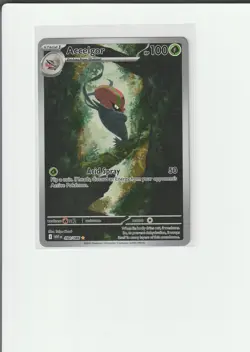 2025 Accelgor IR 094/086 SV: White Flare English PACK FRESH NM Pokemon TCG - Image 1