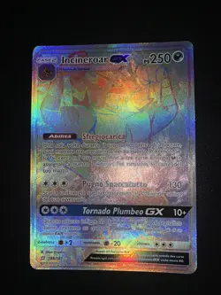 Carta Pokemon Incineroar Gx 188/181 Rara Hyper Ita gioco di squadra Italiano - Image 1
