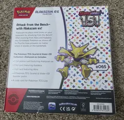Pokemon Scarlet & Violet 151 Alakazam Ex Collection And Zapdos Ex Collection Box - Image 5