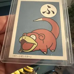 Slowpoke Pokemon Karuta Playing Card Nintendo 1998 Vintage from Japan Rare F/S - Image 2