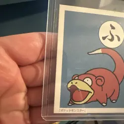 Slowpoke Pokemon Karuta Playing Card Nintendo 1998 Vintage from Japan Rare F/S - Image 3