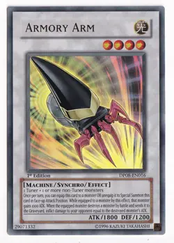 Armory Arm DP08-EN016 Duelist Pack 8: Yusei Fudo - 1st Edition | LP | Ultra Rare - Image 1