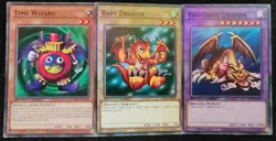 Yugioh Time Wizard Baby Dragon & Thousand Dragon Speed Duel 1st Set Joey Wheeler - Image 1