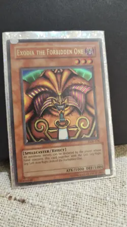 Yu-Gi-Oh! Exodia the Forbidden One complete Set LOB-120-124 Ultra Rare DMG - Image 2