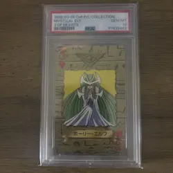 Yu-Gi-Oh P/C Collection | Mystical ELF | 1998 | 3 Of Hearts | PSA10 - Image 1