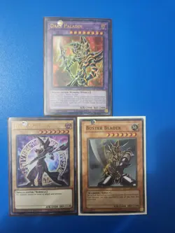 Yugioh Dark Paladin+ Buster Blader + Dark Magician 3x Set/ NM/Mint Foils - Image 1
