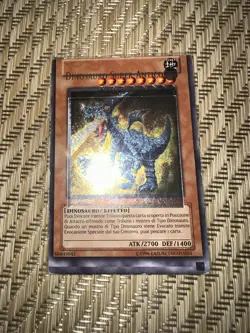 Yu-Gi-Oh! - Super Ancient Dinobeast LODT-EN088 - Ultimate FOIL SHIFT MISPRINT - Image 1