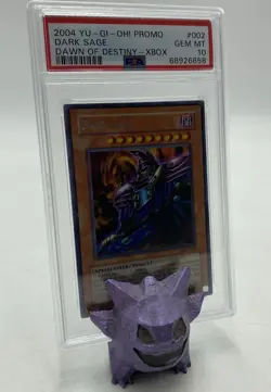 2004 Yu-Gi-Oh Promo Dark Sage PSA Gem Mint 10 Dawn Of Destiny Xbox DOD-002 #002 - Image 1