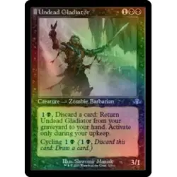 FOIL UNDEAD GLADIATOR (RETRO FRAME) X4 Dominaria Remastered Magic MTG MINT CARD - Image 1