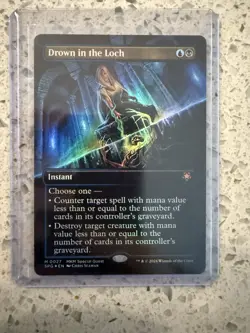 MTG Drown in the Loch (Borderless) #27 Special Guests Foil - Image 1