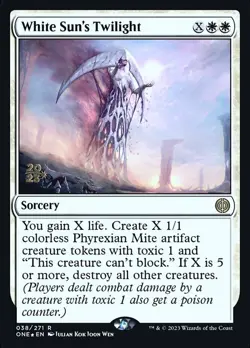 MTG White Sun's Twilight - Foil - Prerelease Promo, Prerelease & Release Promos, - Image 1
