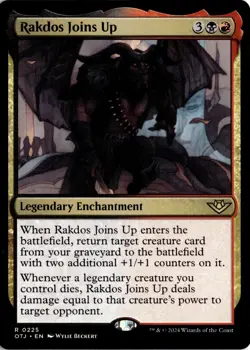 Rakdos Joins Up (225) R Outlaws of Thunder Junction NM MTG - Image 1