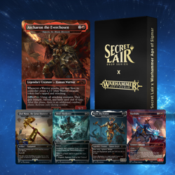 MTG Secret Lair x Warhammer: Age of Sigmar SEALED NON FOIL - Image 1