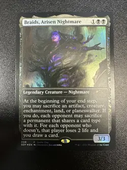 Braids, Arisen Nightmare Game Day & Store Championship Promos Foil NM JL - Image 1