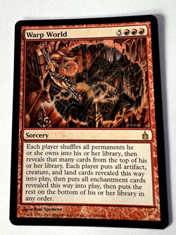 MTG Magic The Gathering Ravnica: City of Guilds Warp World Rare LP A1 - Image 1