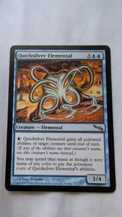 Quicksilver Elemental ~ Mirrodin [ Lightly Played ] [ Magic MTG ] - Image 1