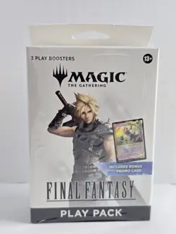 Magic The Gathering Final Fantasy Play Pack Included 3 Play Boosters and Promo - Image 1