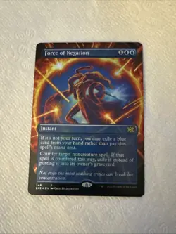 Force of Negation (Borderless) Double Masters 2022 Foil - Image 1