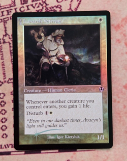 MTG Foil Lunarch Veteran Retro Frame Innistrad Remastered NM - Image 1