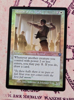 MTG Foil Mentor of the Meek Retro Frame Innistrad Remastered NM - Image 1
