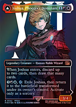 Magic: The Gathering FINAL FANTASY - Joshua, Phoenix's Dominant (Surge Foil) - Image 1