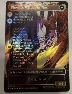 Magic: The Gathering FINAL FANTASY - Joshua, Phoenix's Dominant (Surge Foil) - Image 3