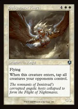 x4 Subjugator Angel - Retro Frame U MTG Innistrad Remastered M/NM, English - Image 1