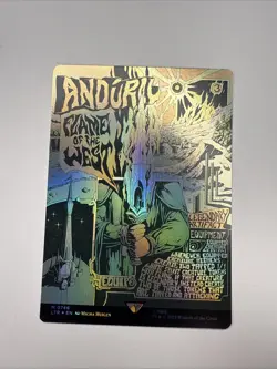 Anduril, Flame of the West (Borderless Poster FOIL) MTG Universes Beyond LOTR - Image 1