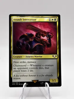 Assault Intercessor 104/168 Universes Beyond: Warhammer 40,000 40K MTG NM - Image 1